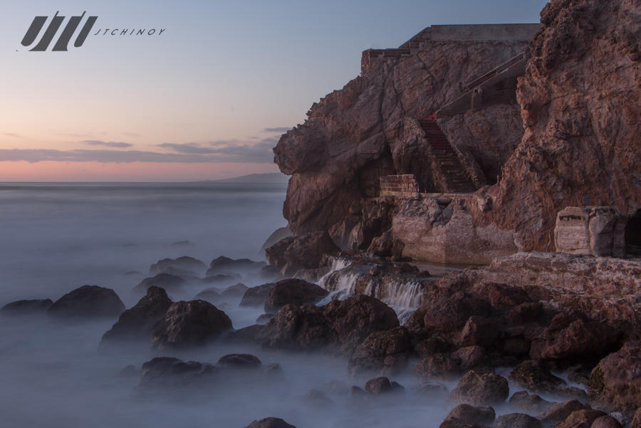 Ruins by the sea