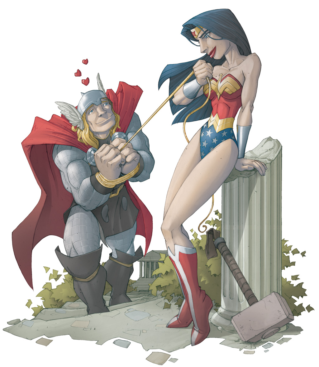 Thor y Wonder Woman