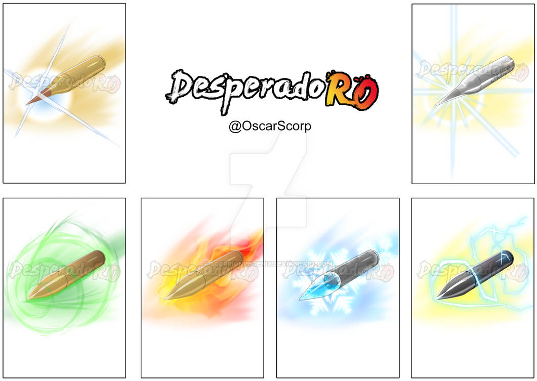 New Bullets for Ragnarok Online by ScorpionPhoenix on DeviantArt
