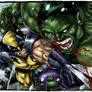 wolverine vs hulk colored