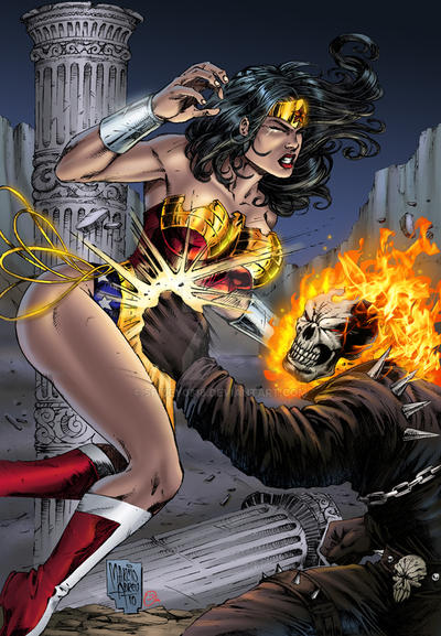 WonderWoman vs Ghost Rider