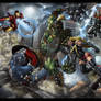 Avengers vs Green Scar poster