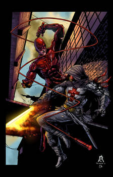 Daredevil vs Azrael