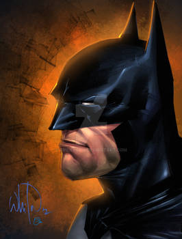 Batman portrait by Whilce Portacio