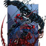 Venom vs Spidey vs Carnage colors
