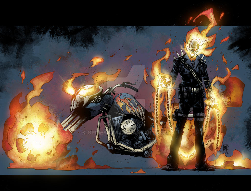 Ghost Rider colors by spidey0318 on DeviantArt