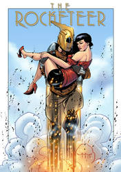 The Rocketeer and Bettie Page by spidey0318
