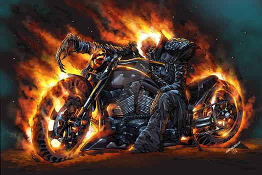Ghost Rider Commish Color