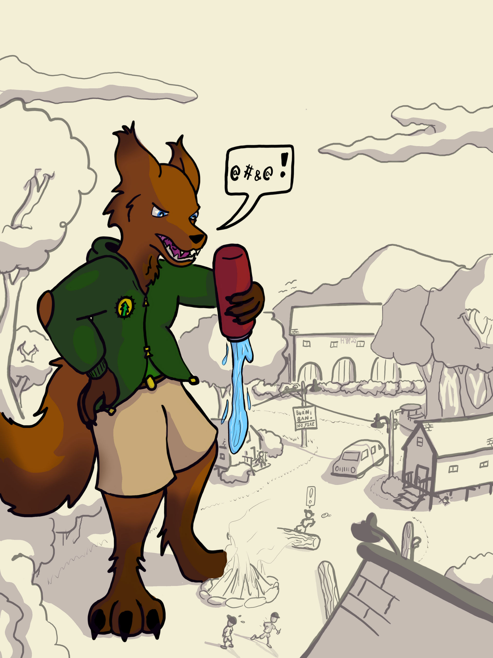 Park Ranger Simpsons Park Ranger by hypdrawsstuff on DeviantArt