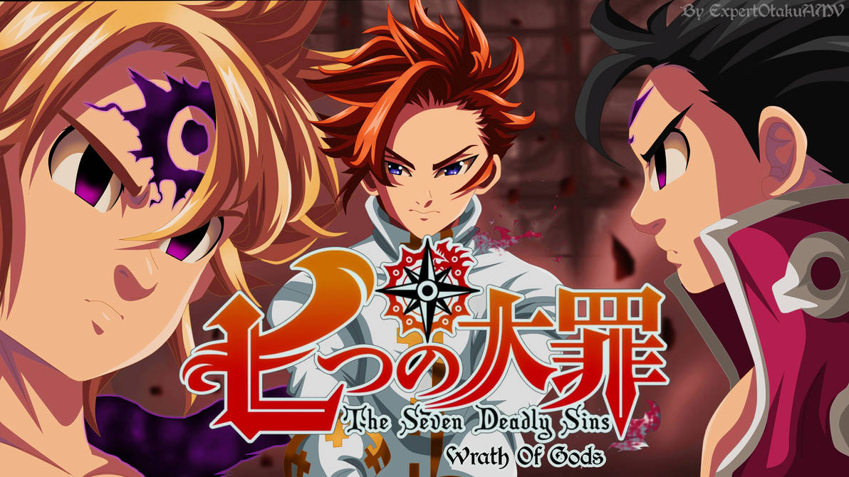 Nanatsu no Taizai Season 3 Wrath Of Gods Poster by ExpertOtakuAMV on