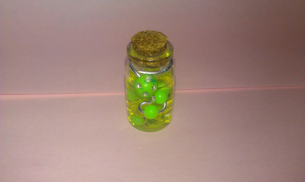 Green Bottle Charm