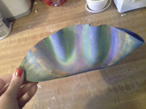 Painted Record Bowl