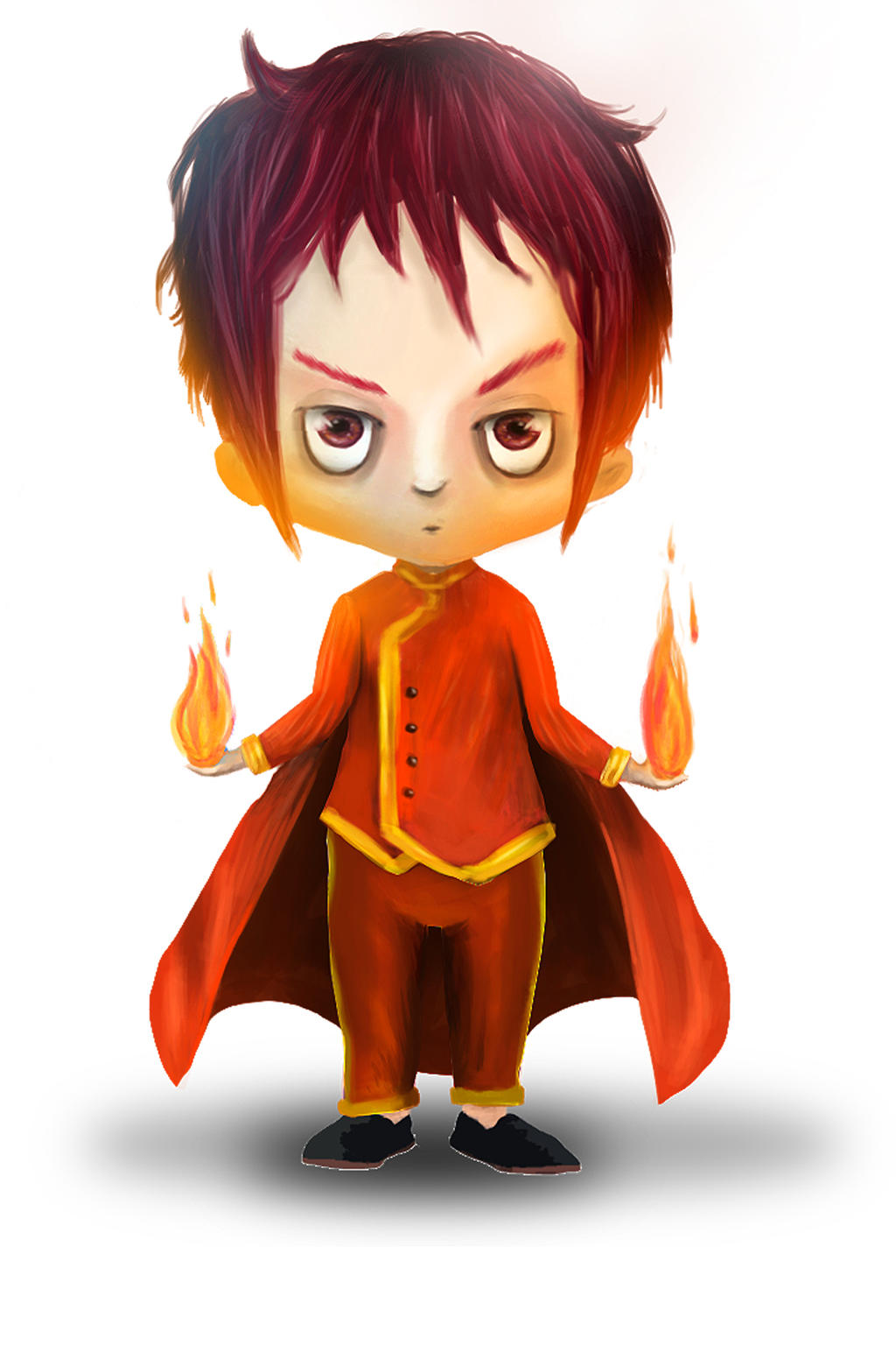Fire Character design by jameslightyear on DeviantArt