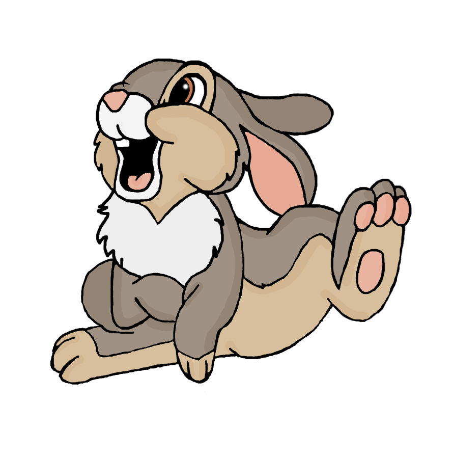 Grumpy Thumper Rabbit Sticker Thumper by BlueMistHusky16 on DeviantArt