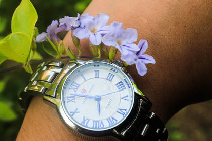 watch and little flower