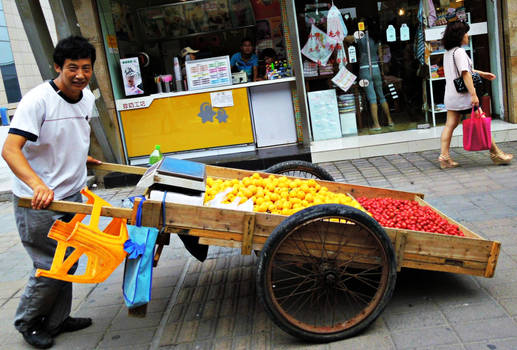 the fruit cart