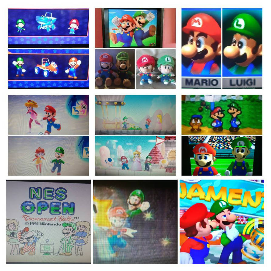 Mario and Luigi Brotherhood Hero and Sidekick by SuperMarioPeach1 on