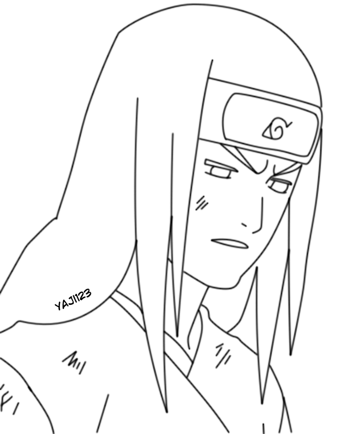 Neji Vector Neji lineart by Yaji123 on DeviantArt