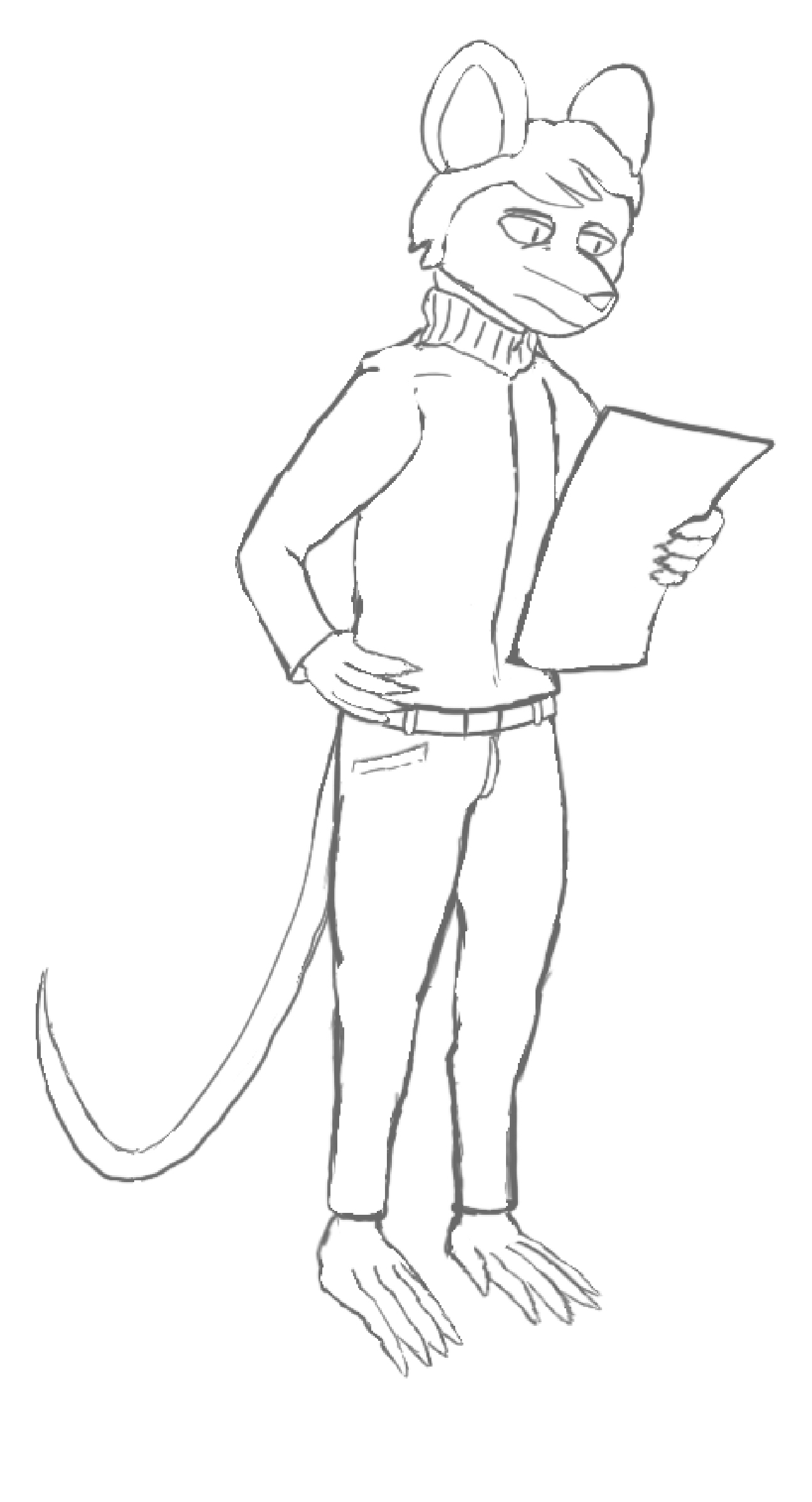 Mouse guy concept by on DeviantArt