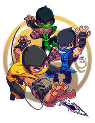 Chibi Mortal Kombat Ninjas