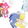 ''Cute Boyfriends'' Espio, Tails, Silver