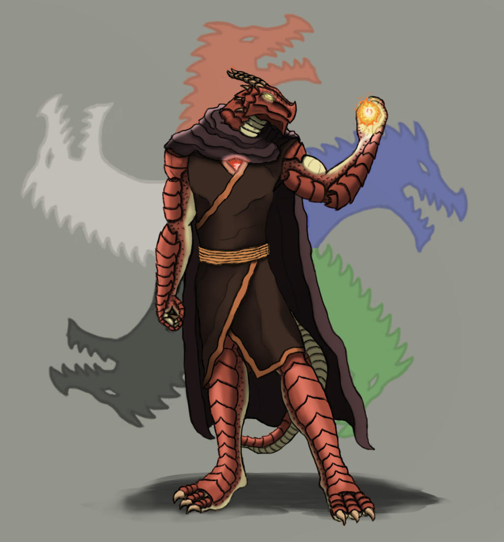 Dragonborn Sorcerer of Tiamat by joecosta117 on DeviantArt. source: img00.d...