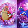 Wallpaper - Groudon and Kyogre