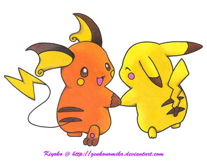 Pikachu x Raichu: Best Friends