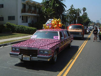 Pink Leopardskin Car