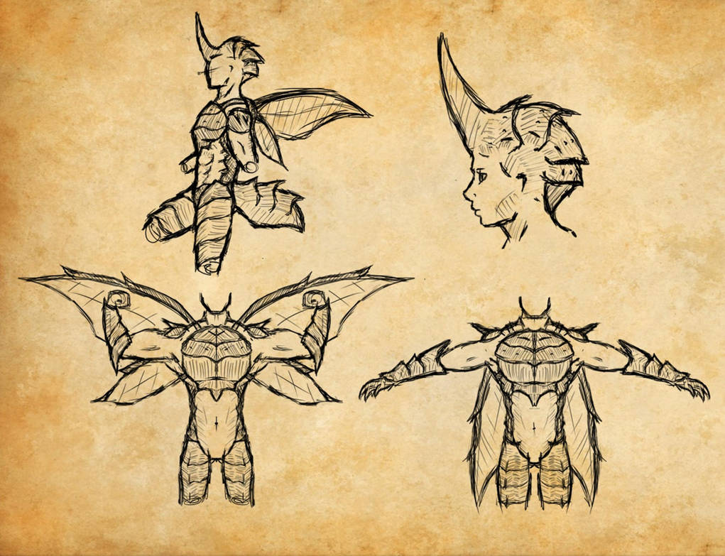 Male-Insect by NikObi on DeviantArt