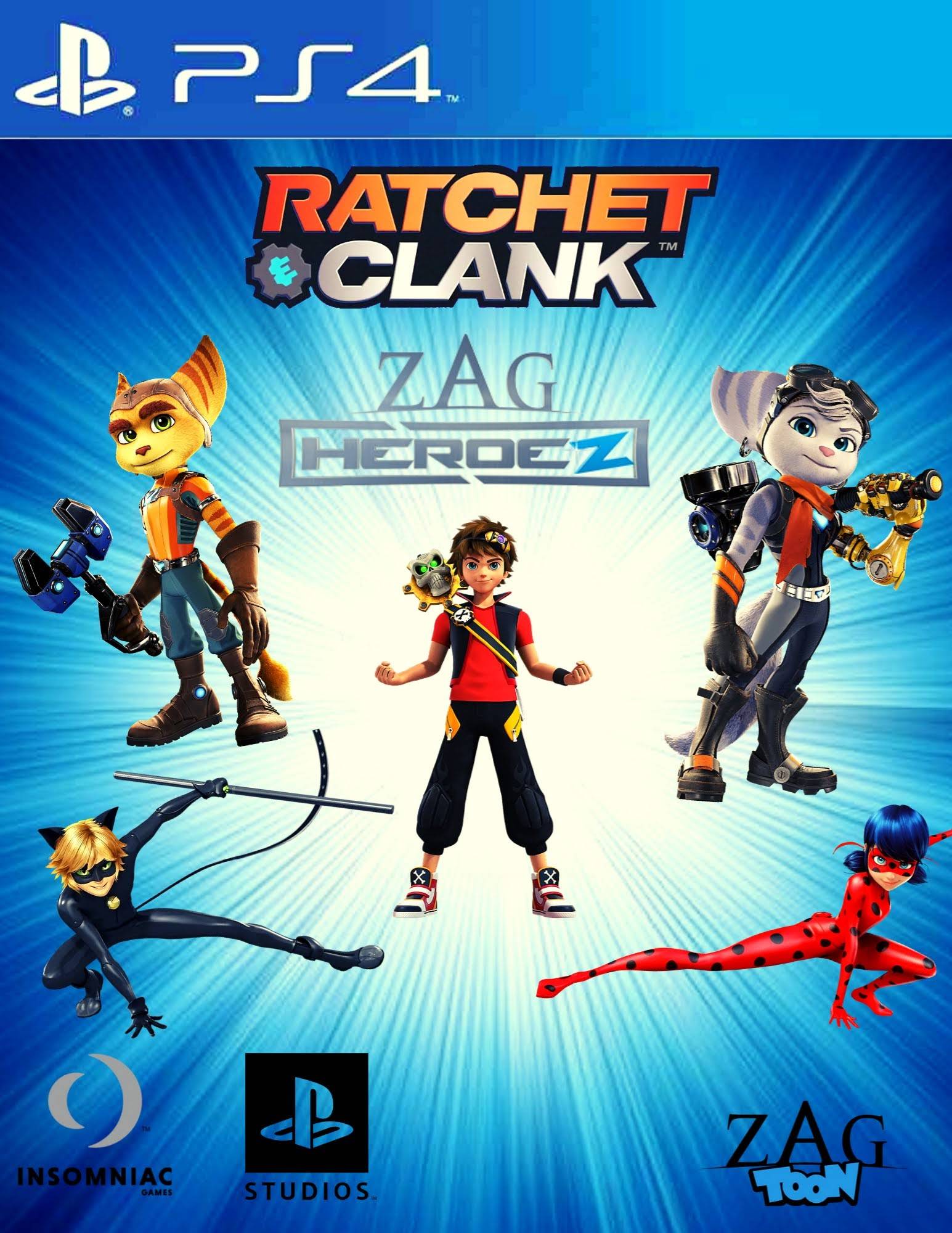 Insomniac Games on X: The cover for Ratchet & Clank (PS4) for