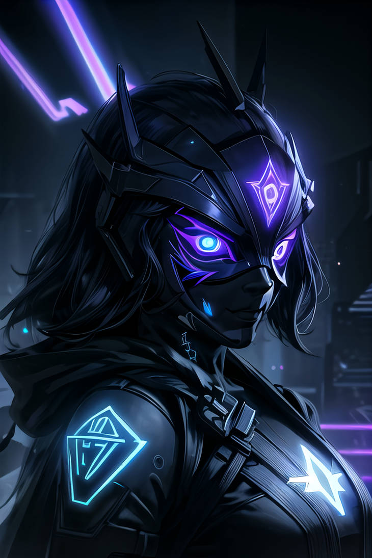 Neon Mask Character Neon Mask 4 by Repliee on DeviantArt