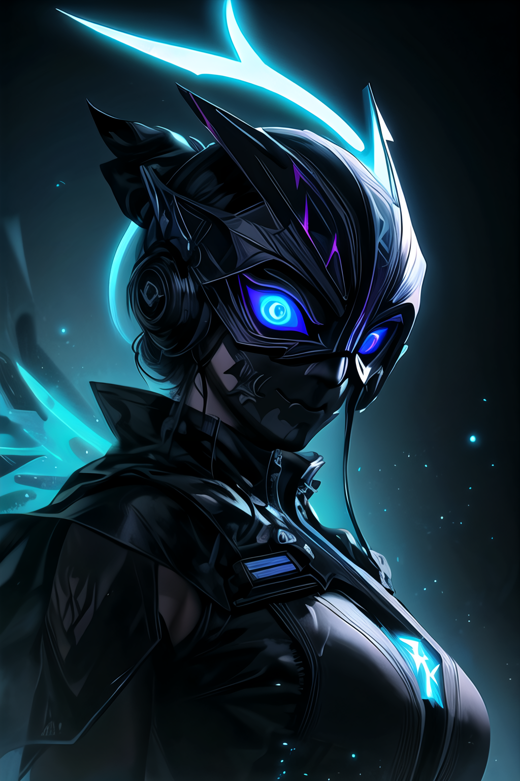 Neon Mask Character Neon Mask 3 by Repliee on DeviantArt