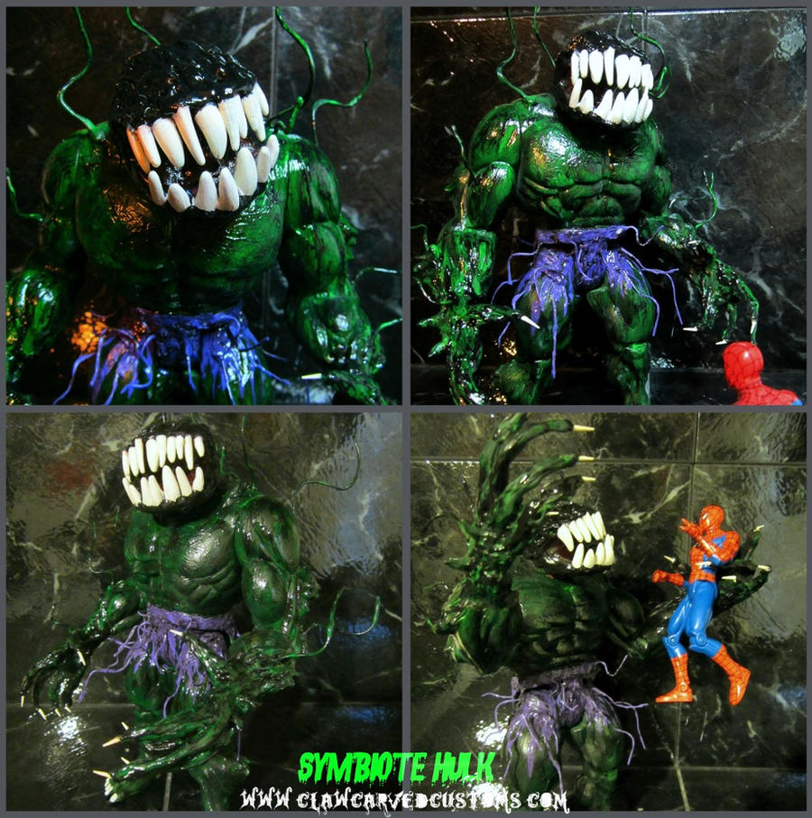 CUSTOM SYMBIOTE HULK FIGURE