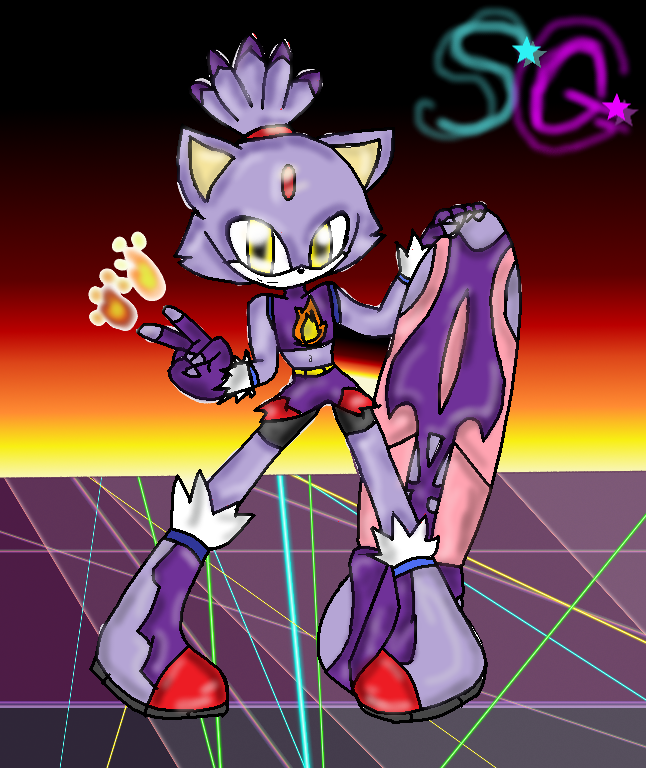 Sonic Riders Blaze Deviantart Sonic Riders Blaze The Kitty by sonicgirlforever on DeviantArt