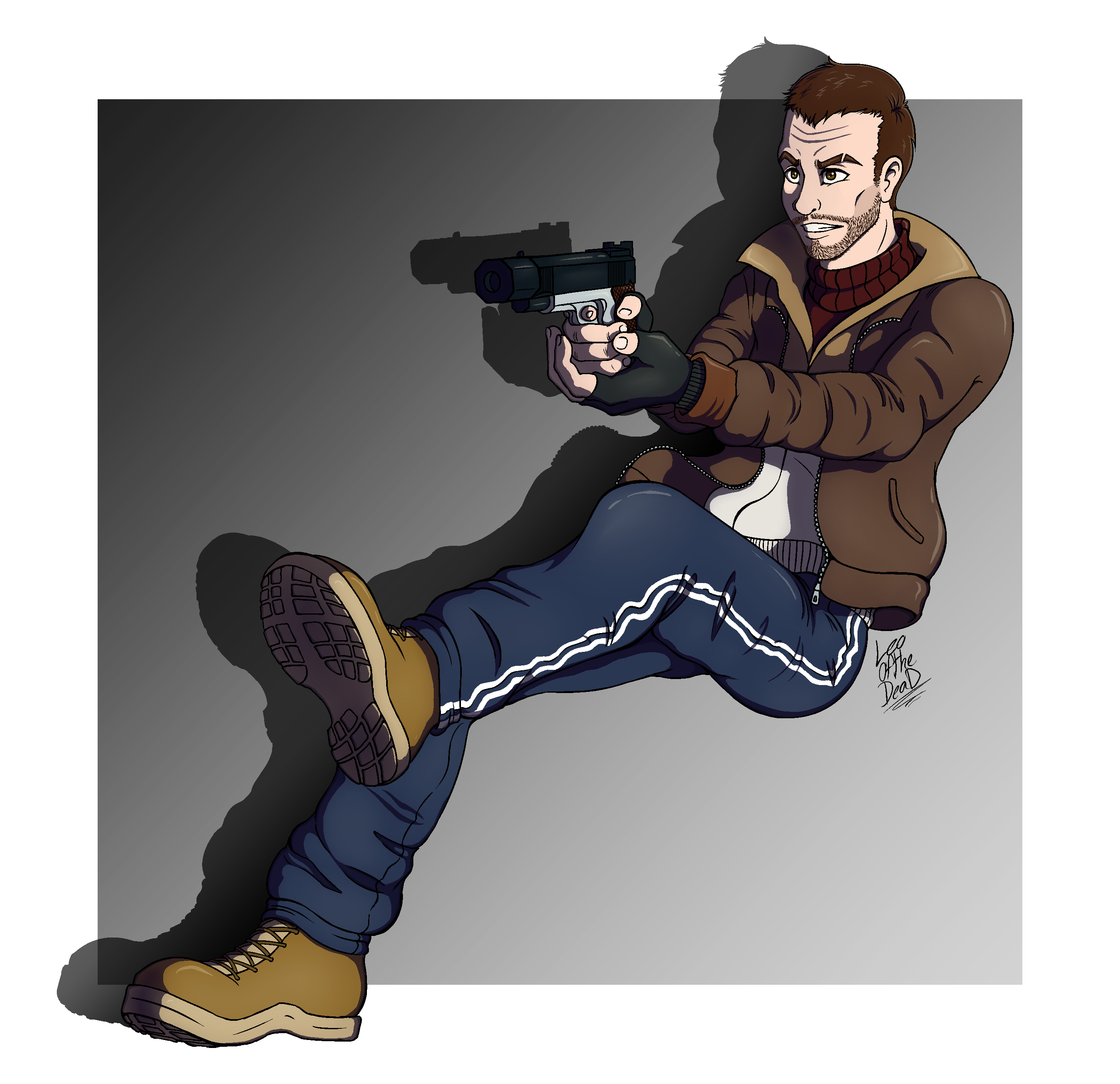 Me cosplaying as Niko Bellic from GTA 4 by ZombieDoggie98 on DeviantArt