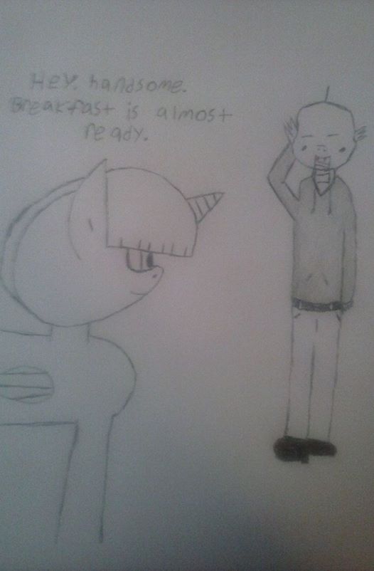 Spike (Pre-Exorcist Drawing)