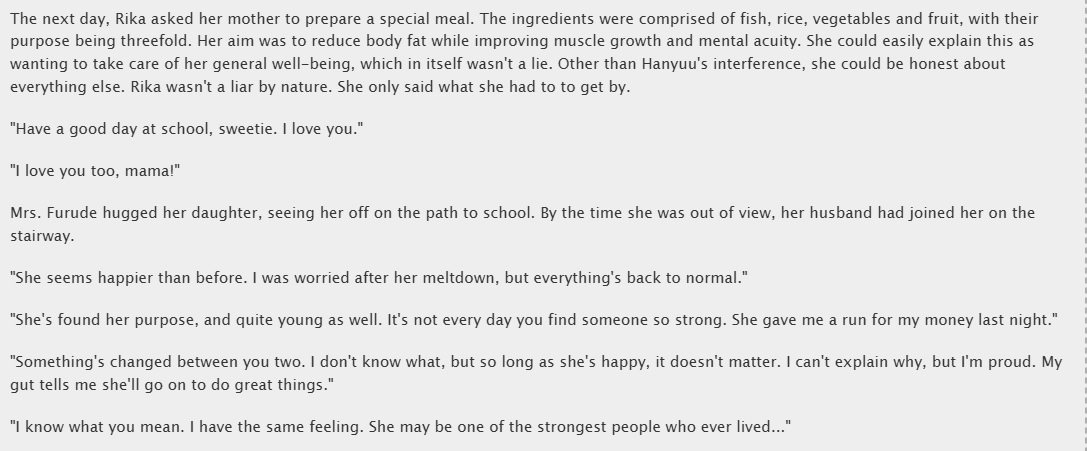 Rika Furude Diet Modification (Higurashi Fanfic)
