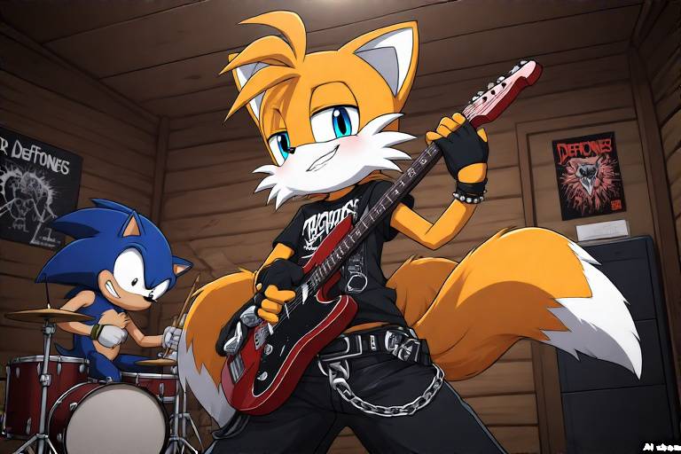 Sonic and Tails Jamming
