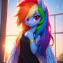 Rainbow Dash Engagement Outfit