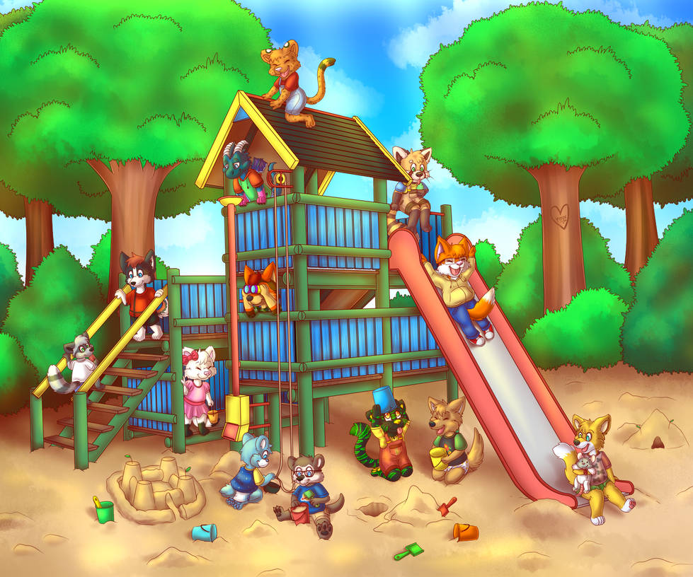A day at the park by onikiba87 on DeviantArt