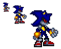 Neo Metal Sonic Sprite 2 by justinpritt16 on DeviantArt