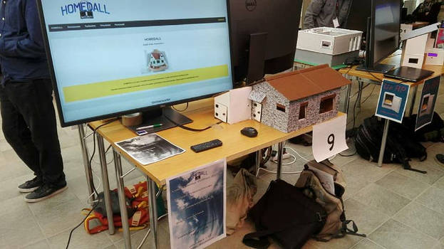 HOMEDALL Project group's expo stand