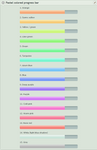 Pastel progress bars (custom widgets) by UszatyArbuz