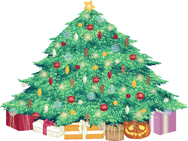 Pixel Christmas Tree by UszatyArbuz
