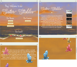 Sunset on a beach profile design 'n coding by UszatyArbuz