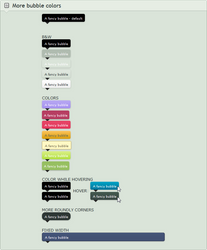 Fancy speech bubbles / tooltips - more colors by UszatyArbuz