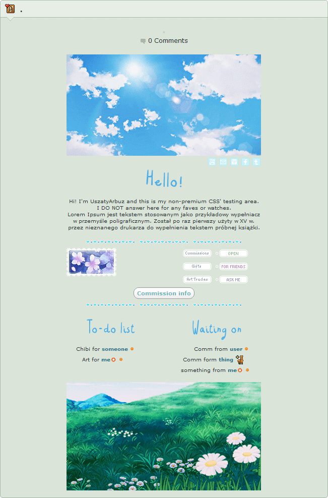 NON-CORE 'custom' box: Nature by UszatyArbuz