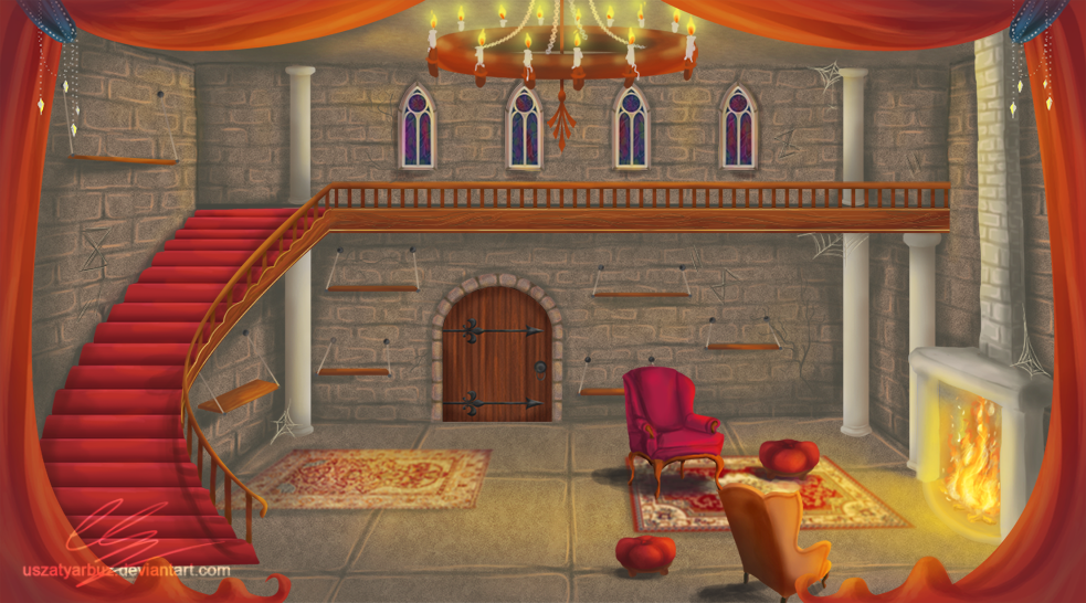 Castle room background by UszatyArbuz on DeviantArt