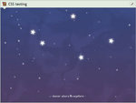 Custom box: Starry Night I - interactive (CSS) by UszatyArbuz